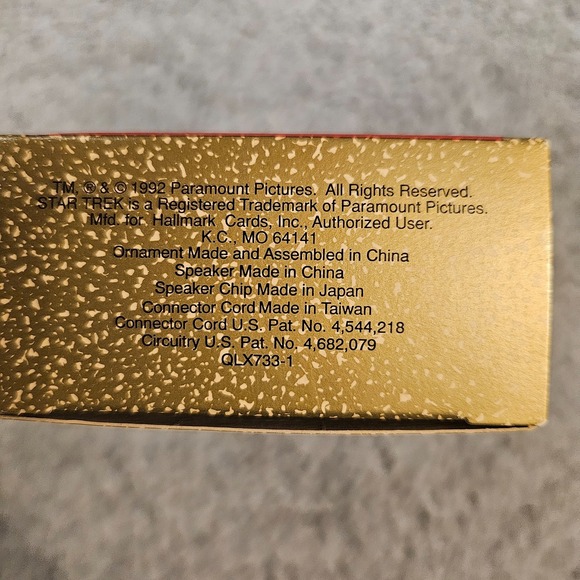 Hallmark 1992 Star Trek Shuttlecraft Galileo Ornament Light Works‎ No Sound - Picture 5 of 14